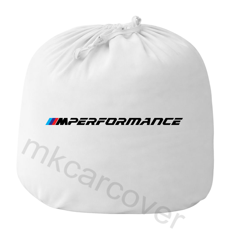 Premium White Car Cover  For BMW M Performance Class Dustproof  Indoor Car Cover