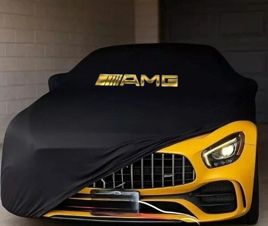 Gold Car Cover For Mercedes AMG Class Dust Proof Windproof  Combing Indoor Cover