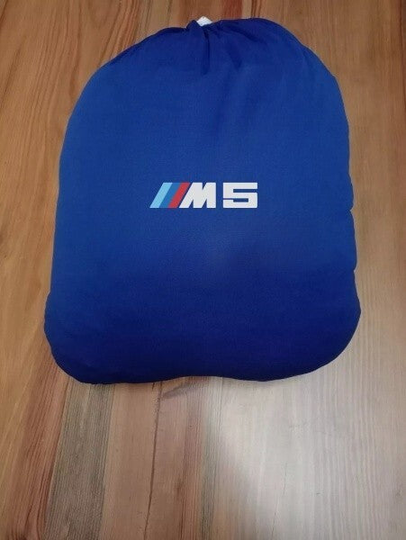 For Bmw M5 Car Cover Class Dustproof Windproof Combs Interior Cover Blue