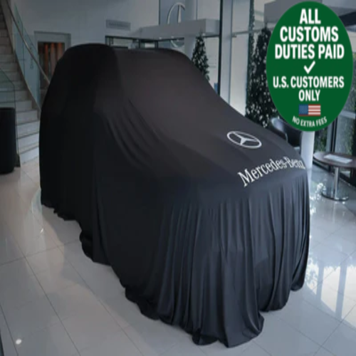 Indoor Black Mercedes Benz Premium Showroom Reveal Car Cover Reveals 700x450 cm