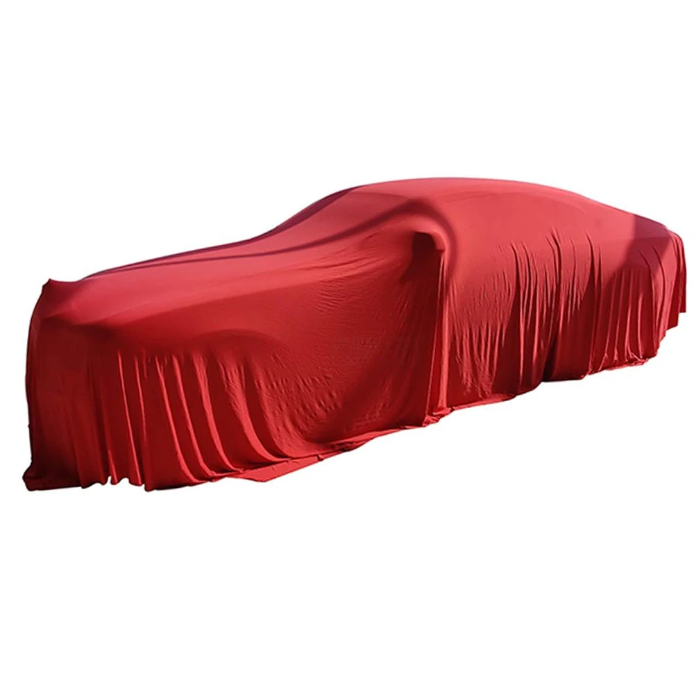 Indoor Red Premium Showroom Reveal Car Cover Reveals Various Sizes & Colors