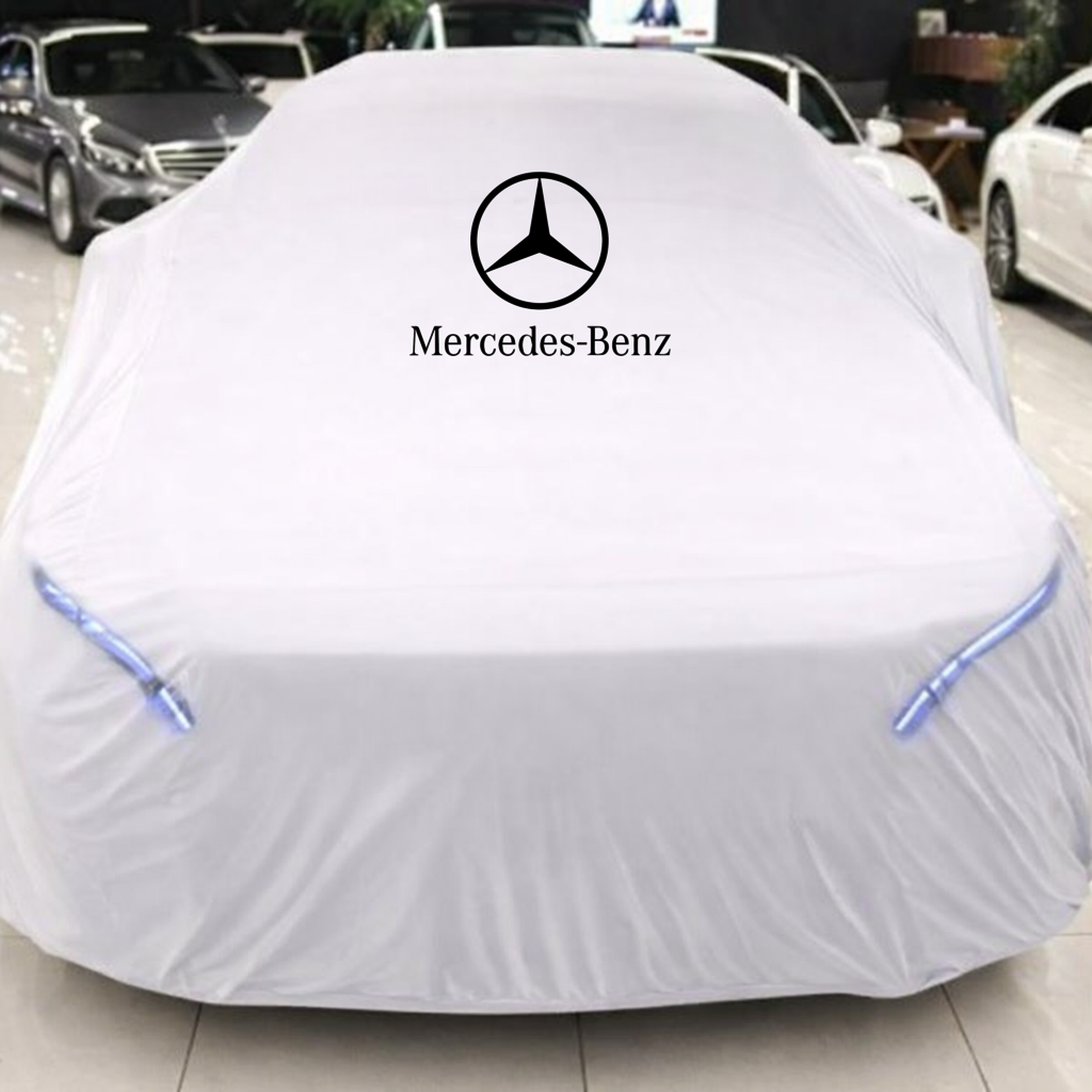Premium White Car Cover  For Mercedes- Benz Class Dustproof  Indoor Car Cover