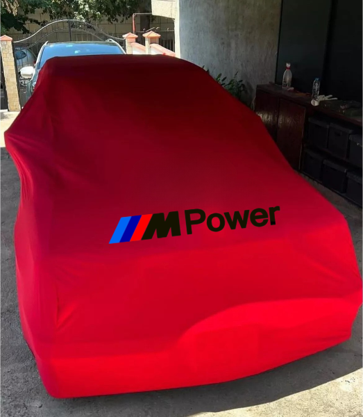 For M Power Car Cover Class Dust Proof Windproof  Combing Indoor Car Cover Red
