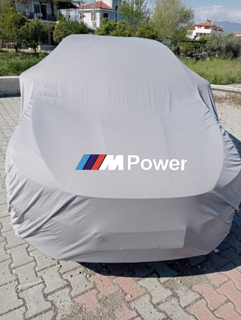 For M Power Car Cover Gray Dust Proof Windproof  Combing Car Cover Tailor