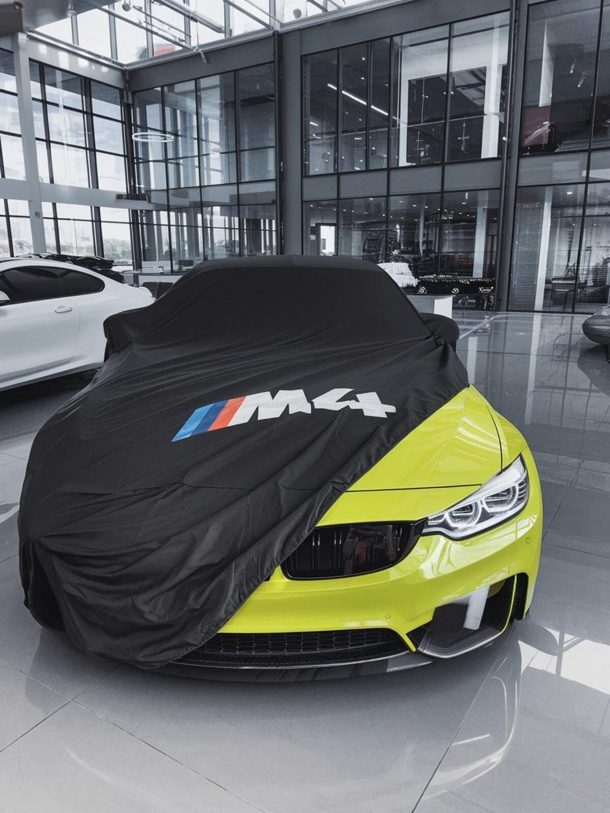 For BMW M4 Car Cover Class Dustproof Windproof Combing Soft Indoor Car Cover