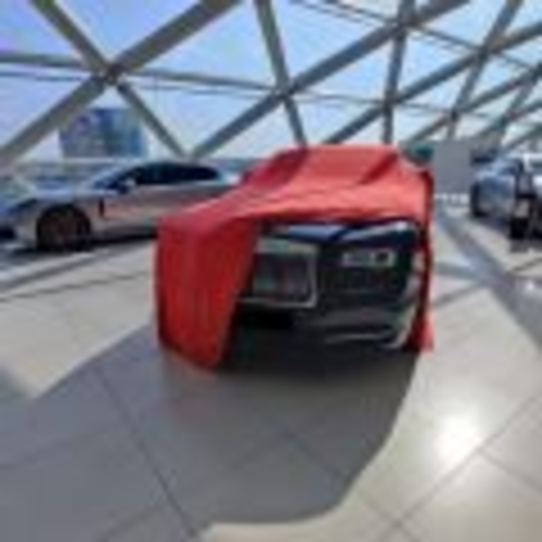 Indoor Red Premium Showroom Reveal Car Cover Reveals Various Sizes & Colors