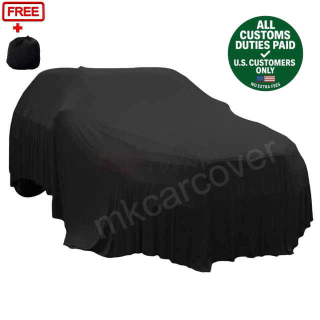 Indoor Black Premium Showroom Reveal Car Cover Reveals Various Sizes & Colors