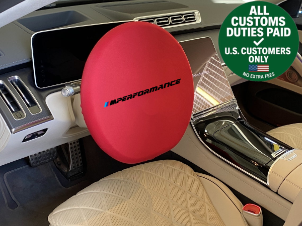 Car Red Steering For Bmw M Wheel Sun Visor Cover Steering Wheel Soft Sun Visor