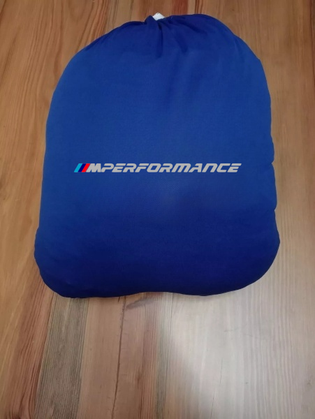 Blue Car Cover For Bmw M Performance Class Dust Proof Windproof CombingCar Cover