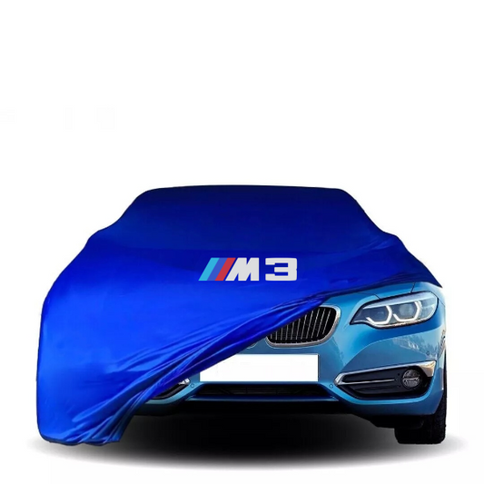 For Bmw M3 Car Cover Class Dust Proof Windproof  Combing  Indoor Car Cover Blue