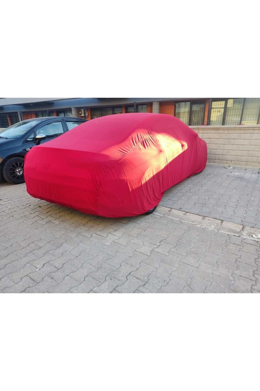 Red Car Cover For Mercedes-Benz GLS SUV Class Dust Proof Windproof Combing Car