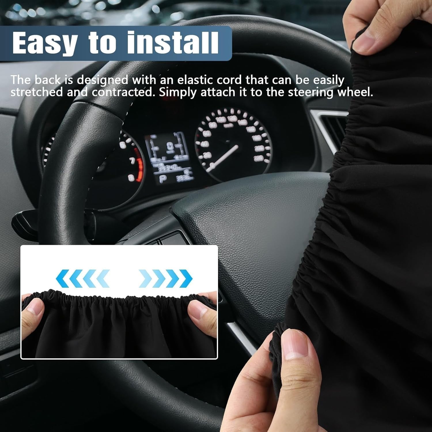 For BMW X2 Car Steering Wheel Sun Visor Cover Protective Cover SteeringUniversal
