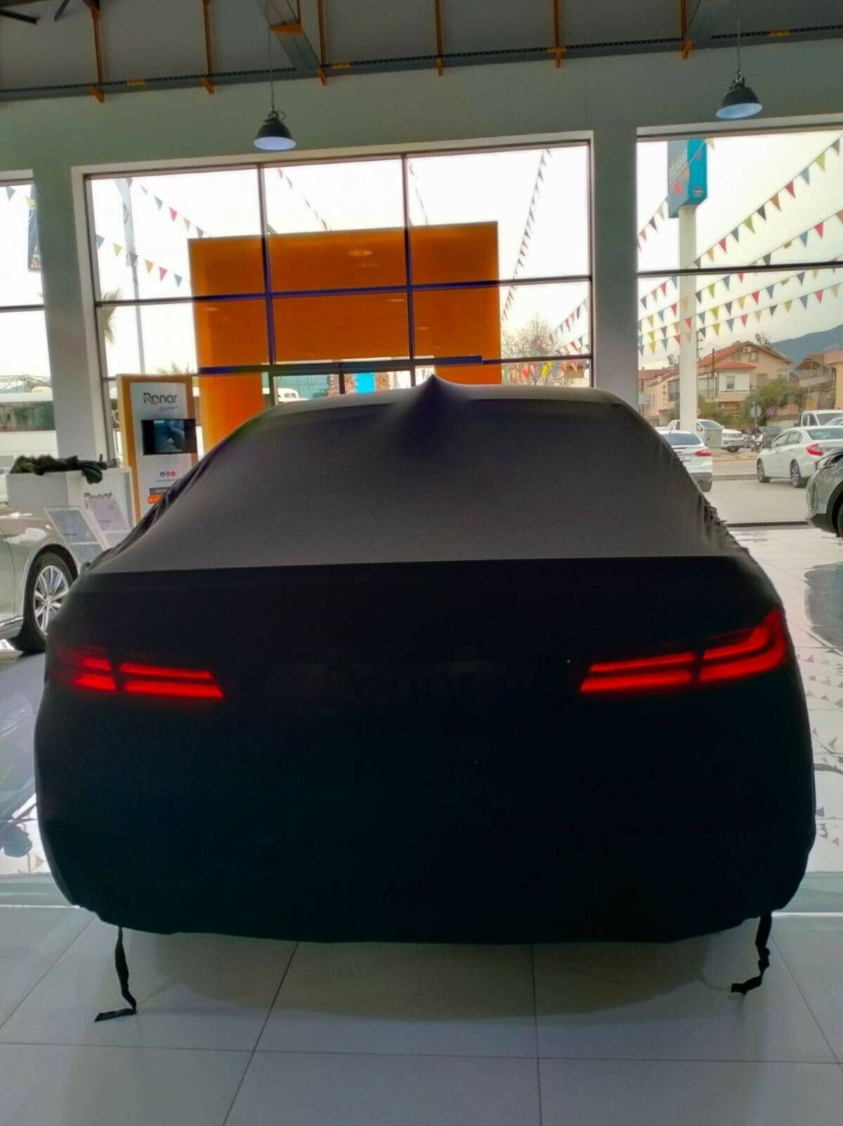 Black Car Cover For Mercedes Benz AMG Class Dustproof Universal Sedan Car Cover