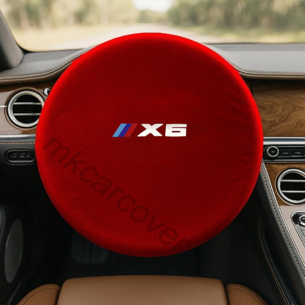Red Car Cover For BMW X6 Class Dust Proof Windproof  Combing Cover Indoor Car