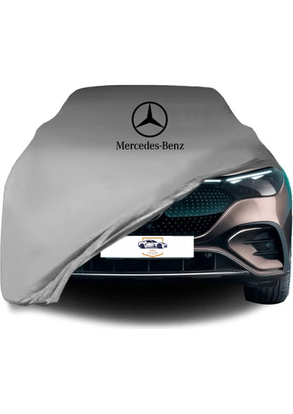 Gray Car Cover For Mercedes EQS SUV, Sedan Class Dust Proof Windproof Combing