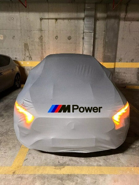 For M Power Car Cover Gray Black Dust Proof Windproof  Combing M2 M3 M4 M5 M6 M7