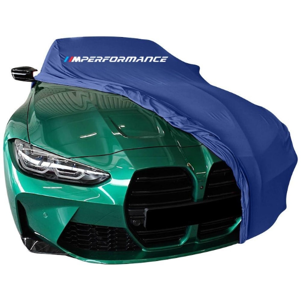 Blue Car Cover For Bmw M Performance Class Dust Proof Windproof CombingCar Cover