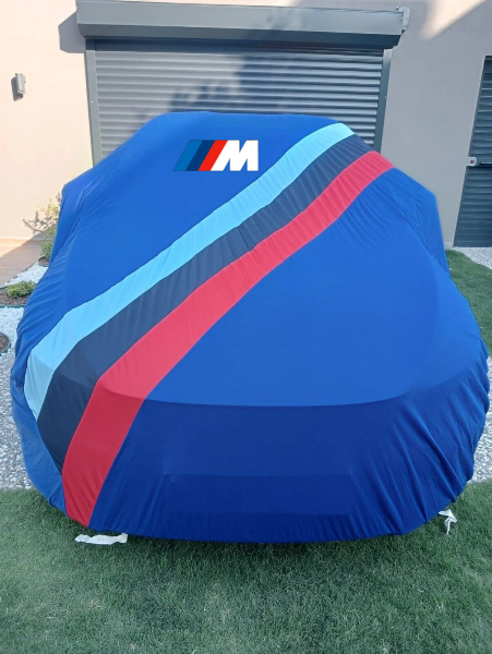 Blue Car Cover For BMW M Class Dust Proof Windproof Car Cover M2 M3 M4 M5 M6 M8