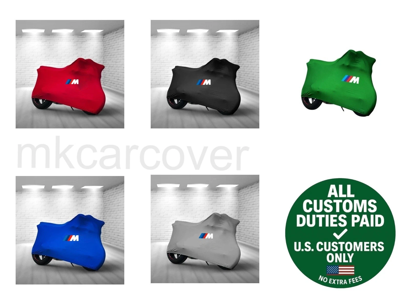 For BMW S 1000 R Combed Cotton Motorcycle Cover Custom Fit Soft Elastic Indoor