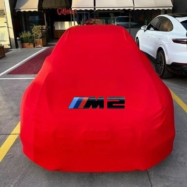 For BMW M2 Car Cover Class Dust Proof Windproof  Combing Car Cover Red Indoor