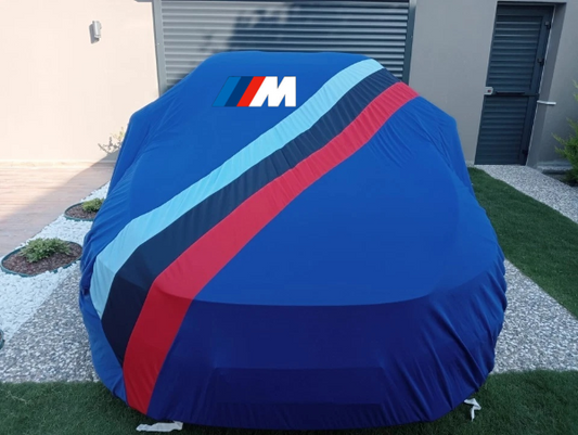 Blue Car Cover For BMW M Class Dust Proof Windproof Car Cover M2 M3 M4 M5 M6 M8
