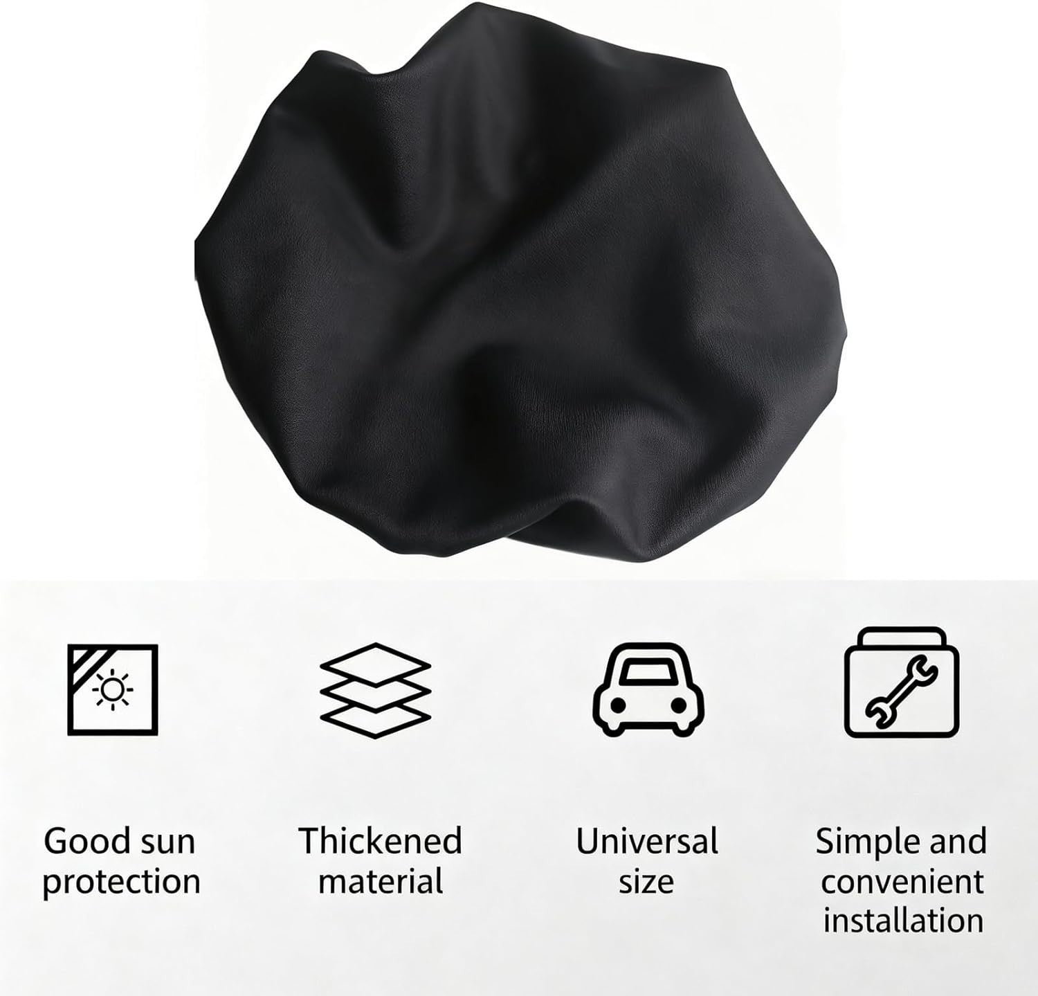 For Mercedes AMG Car Steering Wheel Sun Visor Cover Steering Wheel Sun Visor