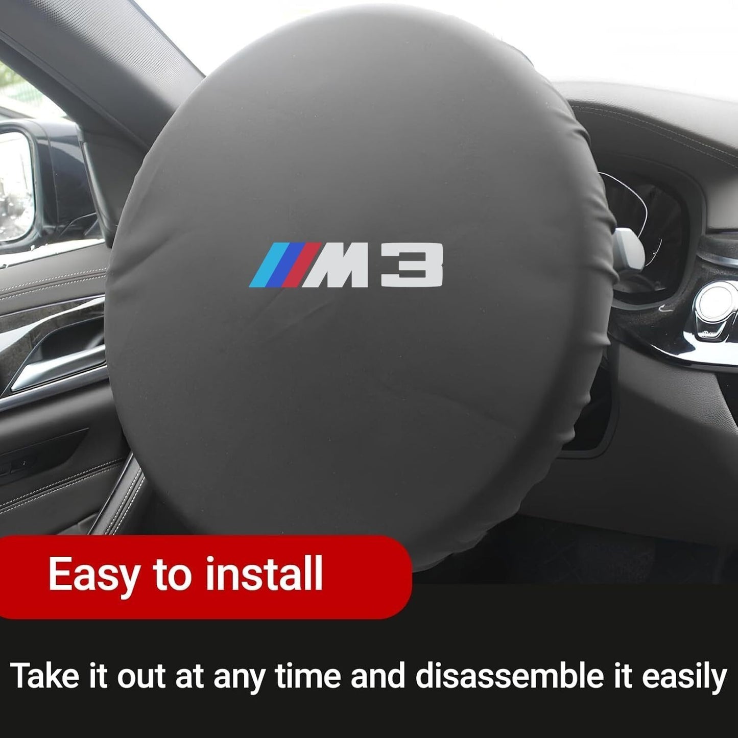 For Bmw M3 Car Steering Wheel Sunshield Cover, Steering Wheel Cover Sunshade