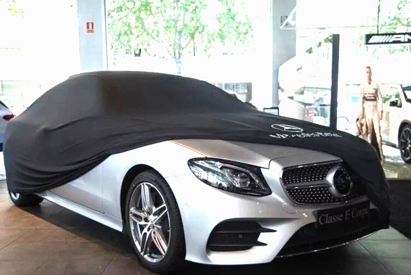 Black Car Cover For Mercedes Benz Class Dustproof Universal Sedan Car Cover