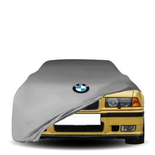 Gray Car Cover For BMW Class Dust Proof Windproof Combing Cover Indoor Car Cover