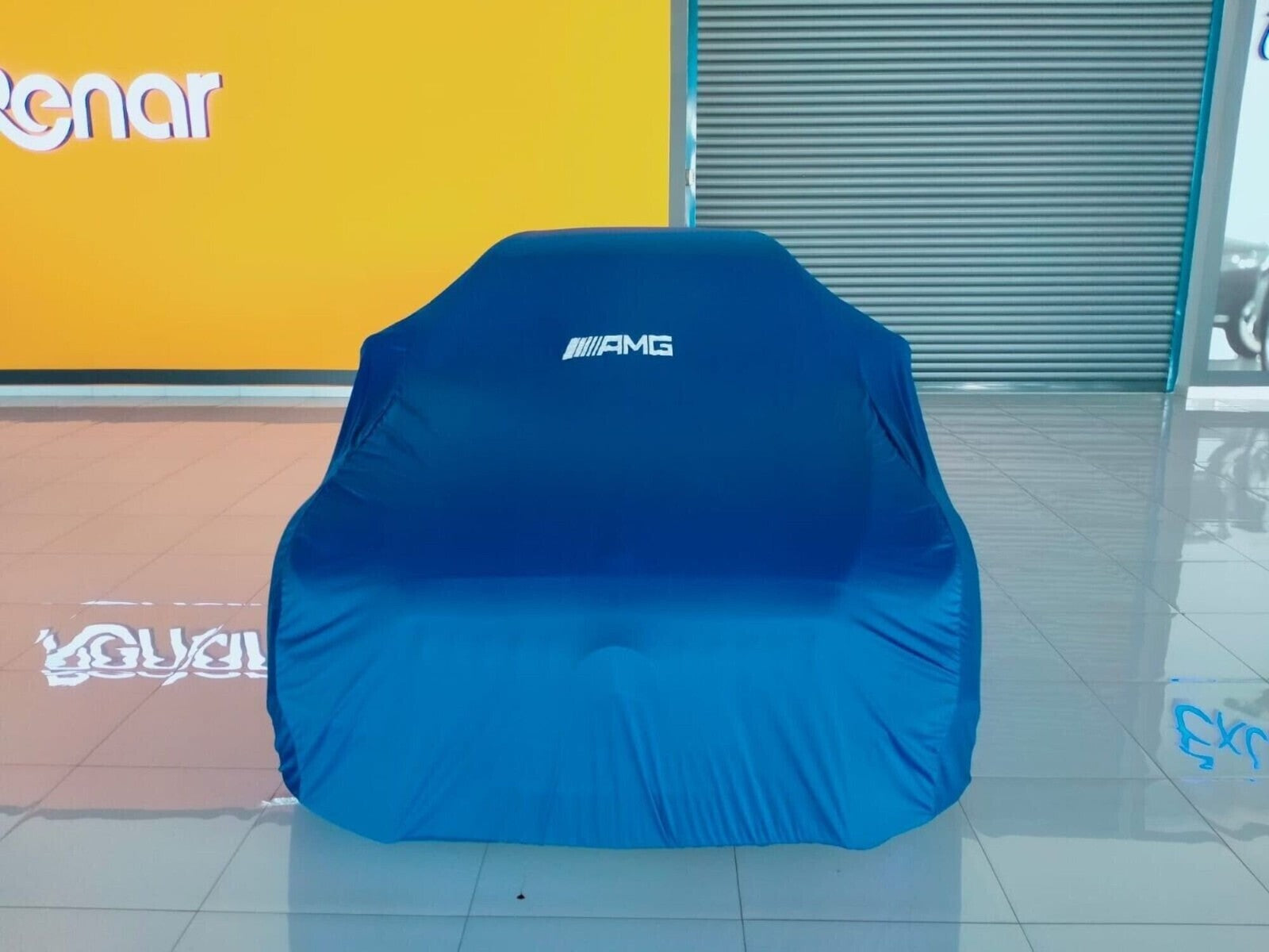 For Mercedes AMG Car Cover Blue Class Dust Proof Windproof  Combing Indoor Car