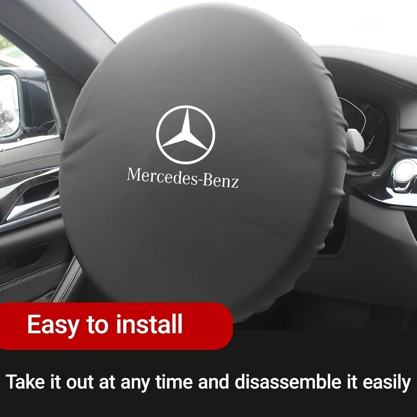 For Mercedes-Benz Car Steering Wheel Sun Visor Cover Steering Wheel Sun Visor