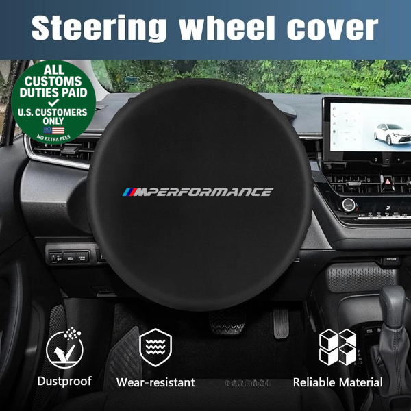 For Bmw M Performance Car Steering Wheel Sunshield Cover, Steering Wheel Cover