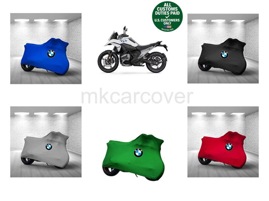 For BMW F1300 GS Combed Cotton Motorcycle Cover Custom Fit Soft Elastic Indoor