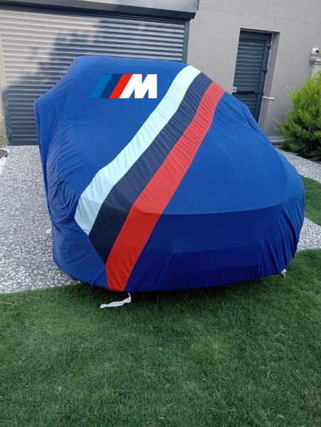 Blue Car Cover For BMW M Class Dust Proof Windproof Car Cover M2 M3 M4 M5 M6 M8