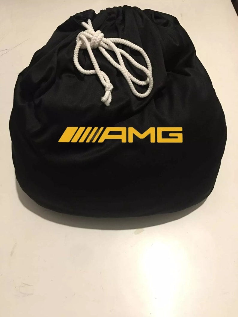 Black Car Cover For Mercedes Benz AMG Class Dustproof Universal Sedan Car Cover