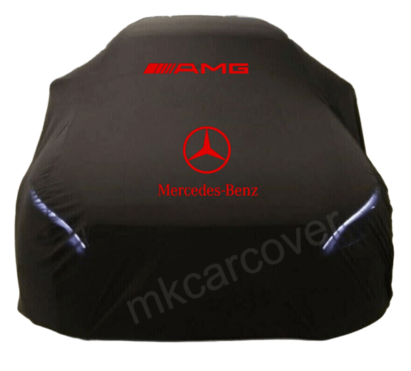 Black Car Cover For Mercedes AMG Class Dustproof Universal Sedan Cover Indoor