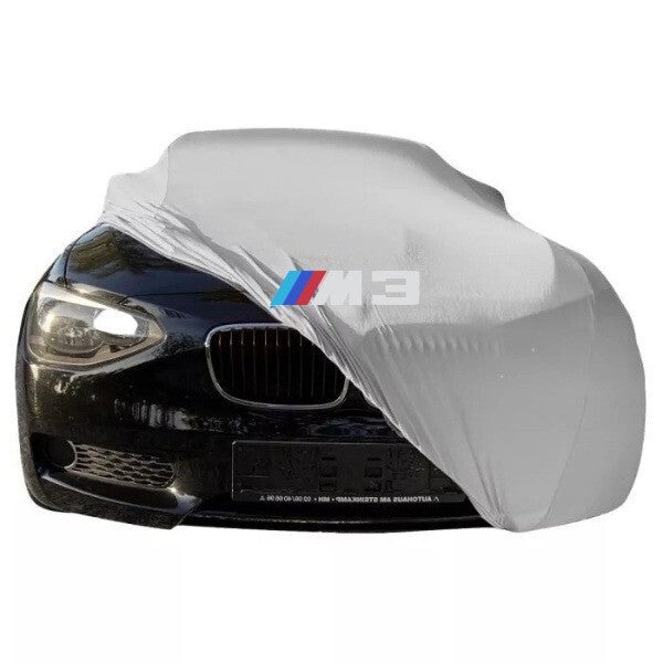 Gray Car Cover For Bmw M3 Class Dust Proof Windproof  Combing Car Cover Indoor