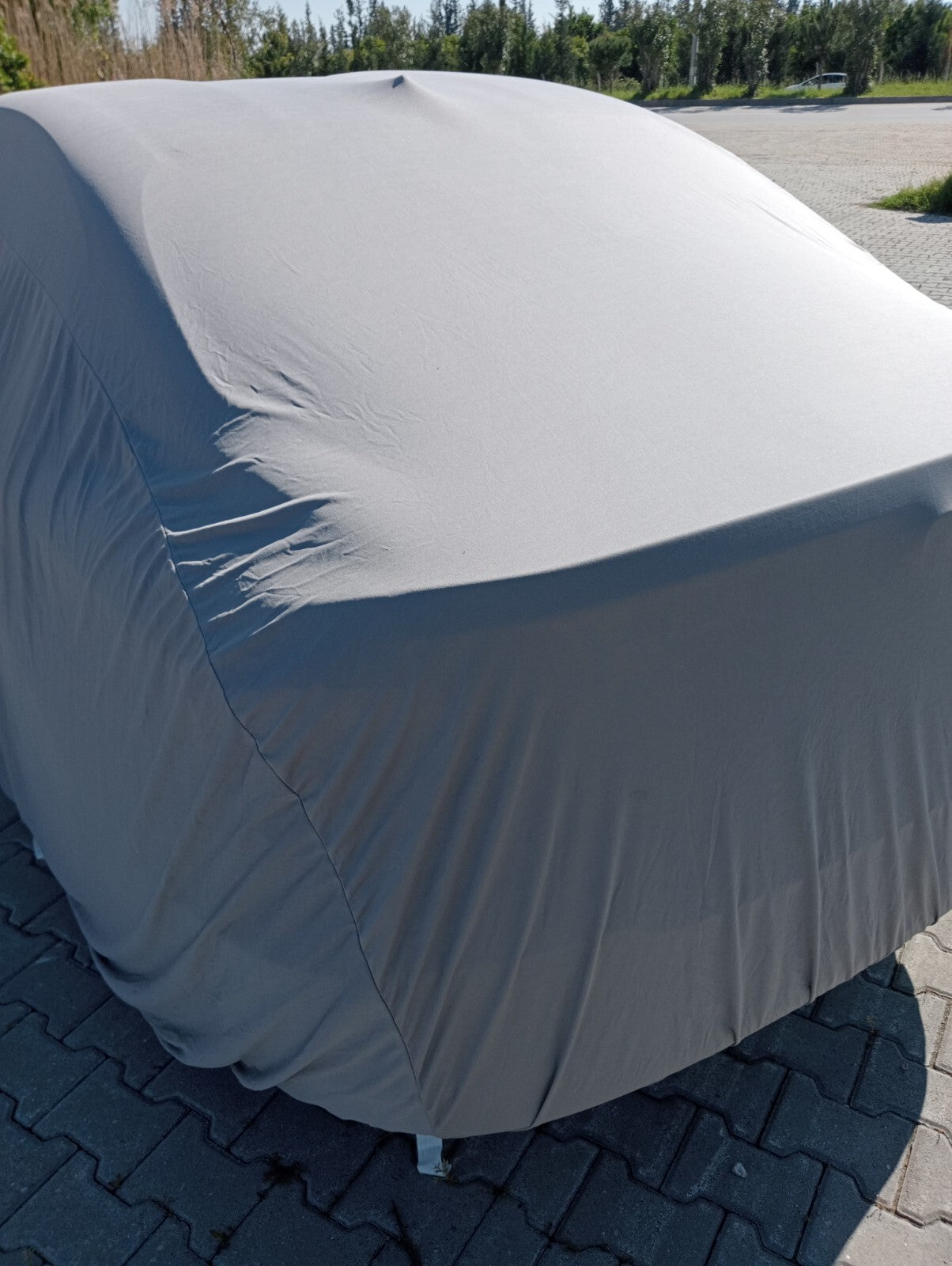 Gray Car Cover For Mercedes-Benz EQA-EQB SUV Class Dust Proof Windproof Combing