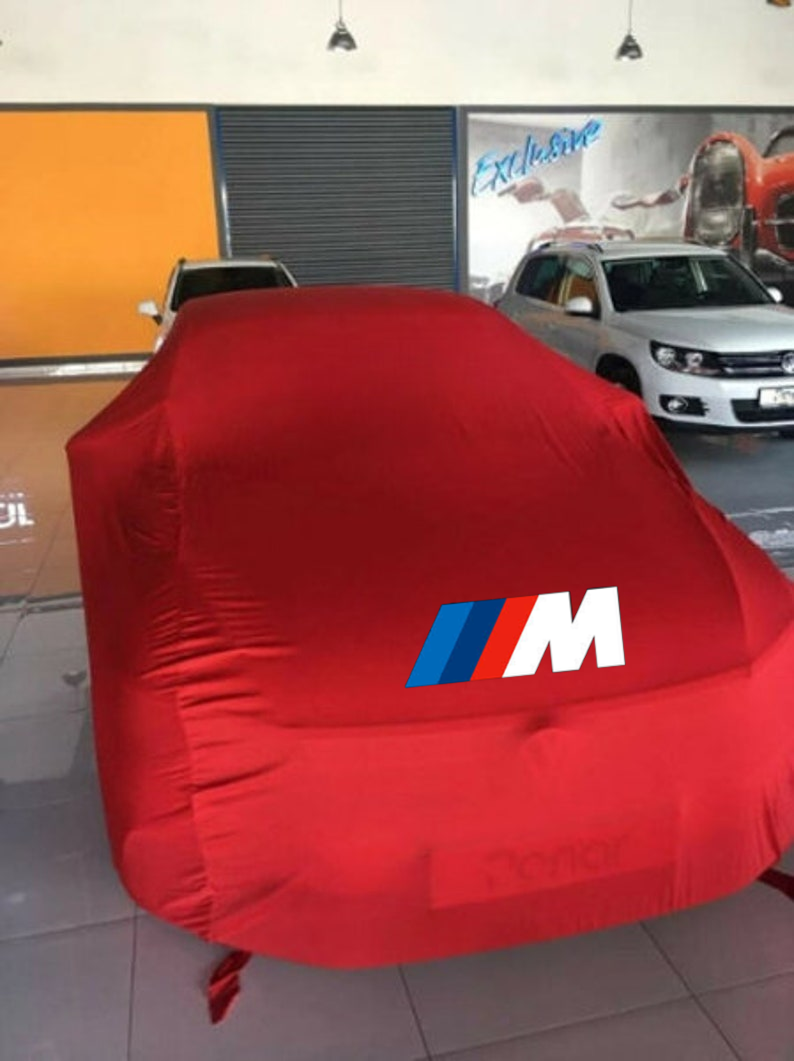 For BMW  M Car Cover Class Dust Proof Windproof  Combing Car Cover Red Tailor