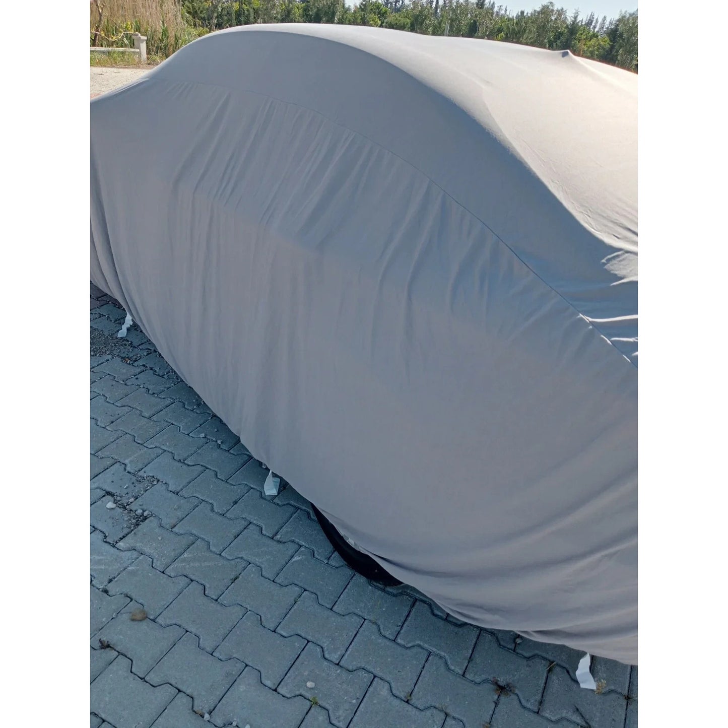 Gold Custom Indoor Car Cover Compatible with Mercedes Sedans Wind Proof